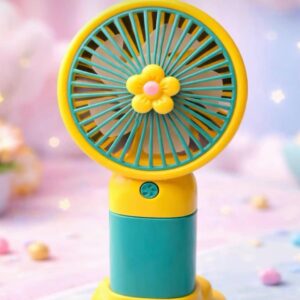 Flower hand fan